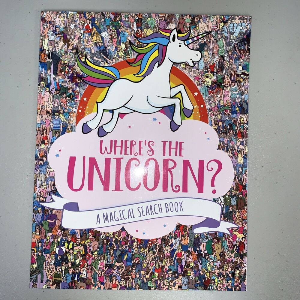 Book Where's the Unicorn? A Magical Search Find by Jonny Marx 2018 Kids Girl's